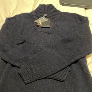 NWT Zara man, blue size medium  wool sweater. (E)